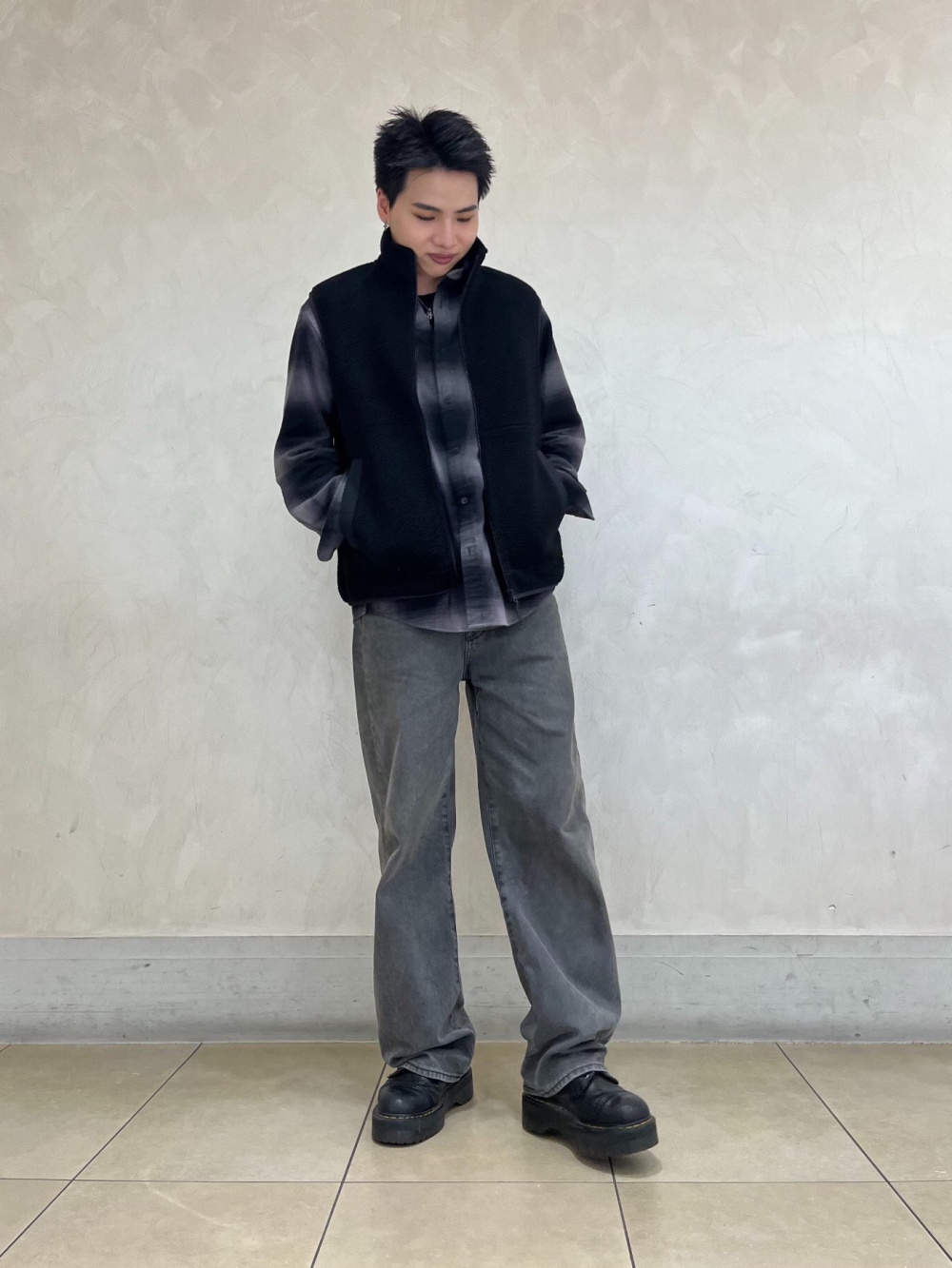 メッシュニットスキッパーポロシャツ(5分袖)、コットンカラーT
