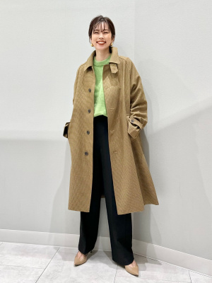 GU公式 | バルマカーンコート(チェック)SW