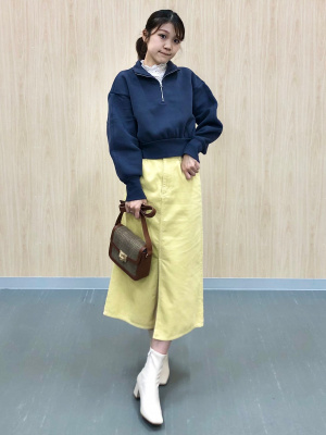 GU公式 | スタイルヒートリブレースハイネックT(長袖)