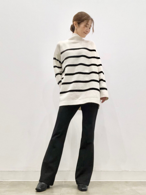 カットソーフレアスラックスA+EC(丈長め77.0～79.0cm