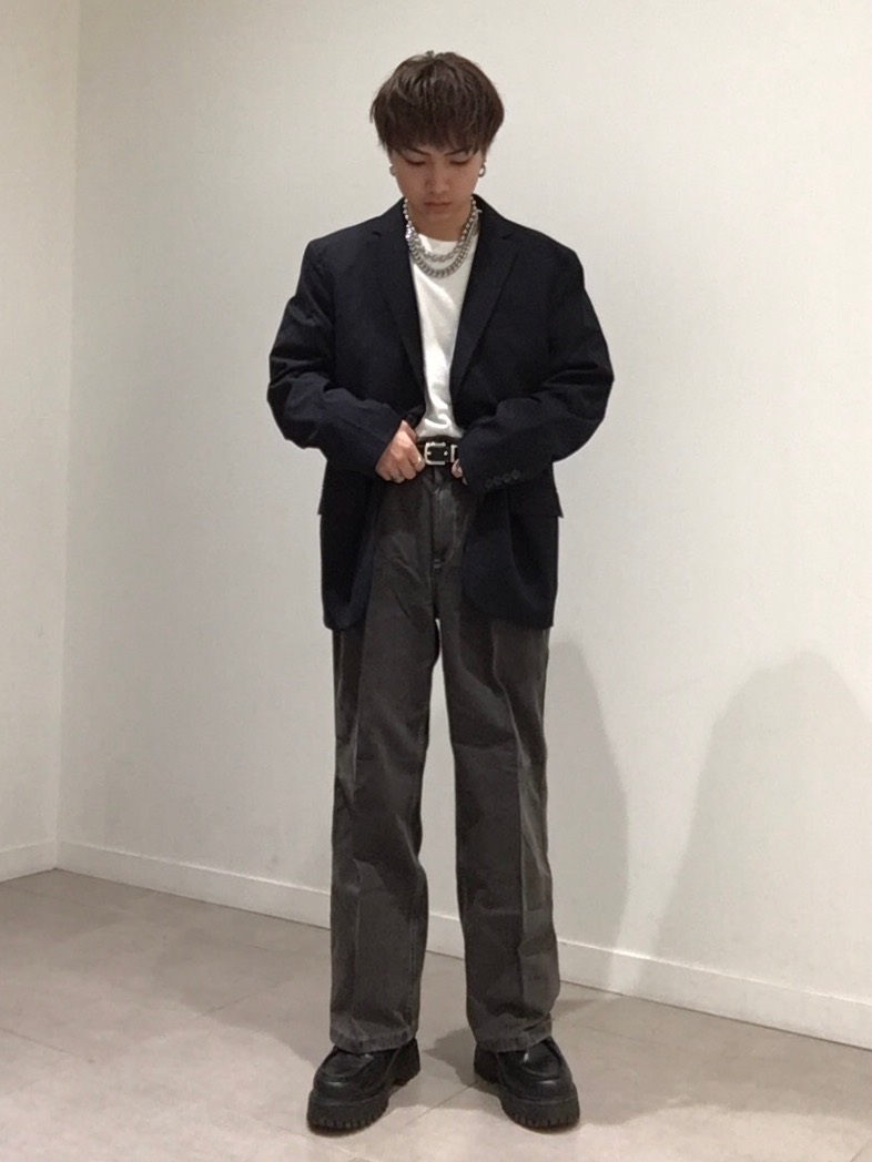 HYDROGEN テーラードジャケット × ユーロヴィンテージスラックス コーデ EURO SAINT HILAIRE Tailored Jacket Beige Mens-L – ataco