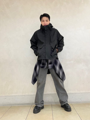 koyu様確認用 GU公式 | ウィンドプルーフオーバーサイズマウンテンパーカ