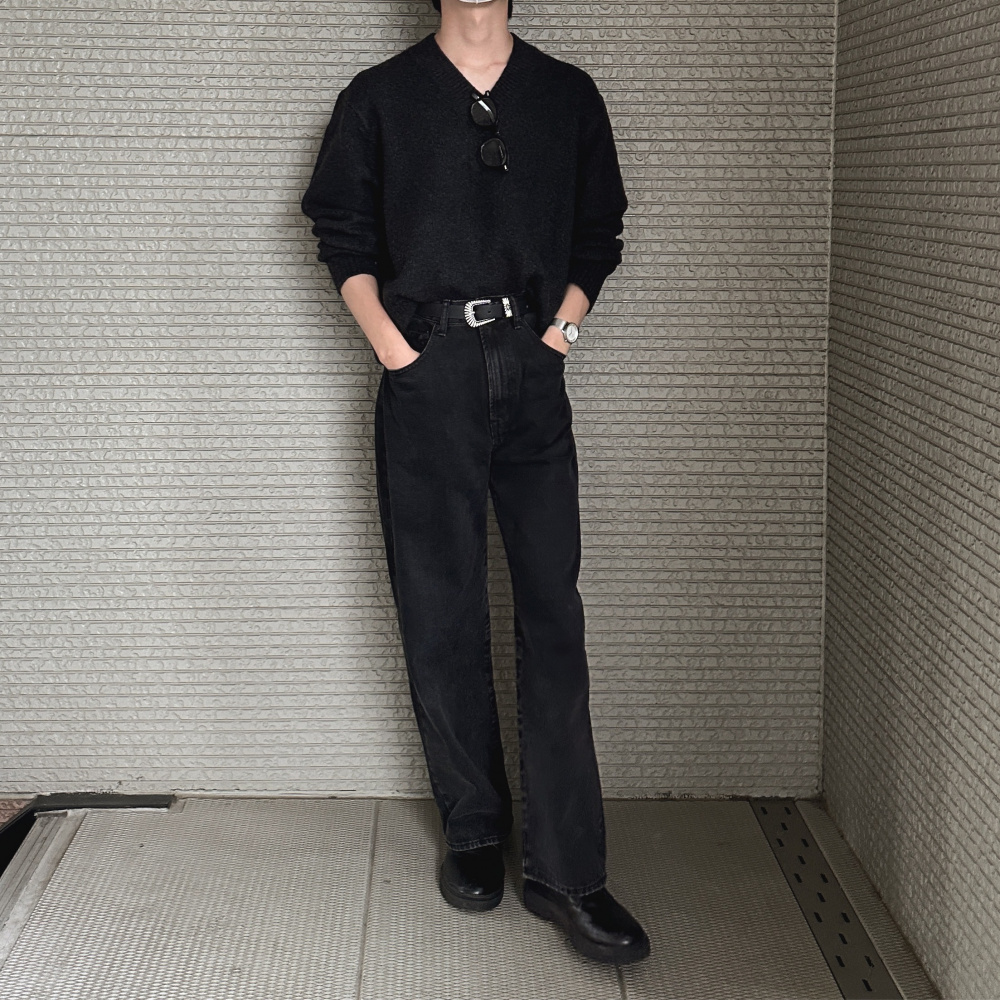 ジーンズ グク タンク トップ 黒 ジョングク グク タンクトップ メンズ