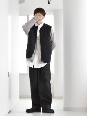 GU公式 | ヒートパデッドキルティングベストSW