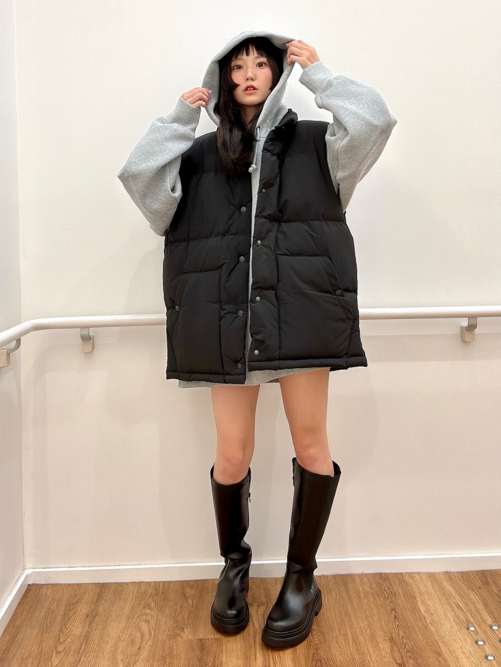 2024新作】GU ファッション GU HONDA ブラック ジップアップジャケット