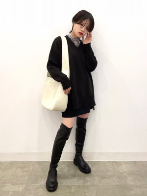 GU公式 | ウルトラストレッチニーハイブーツ+E