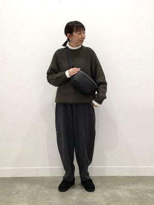 みー様 GU公式 | ブラッシュドジャージーコクーンパンツQ