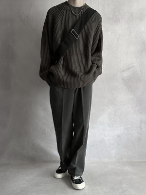 GU公式 | ローゲージアゼセーター(長袖)