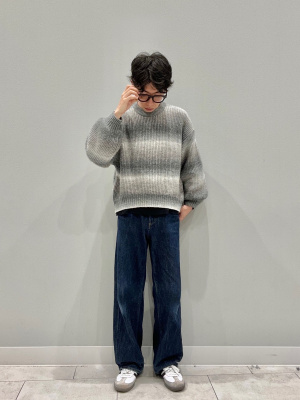 GU公式 | GIRLSグラデーションビッグセーター(長袖)JR