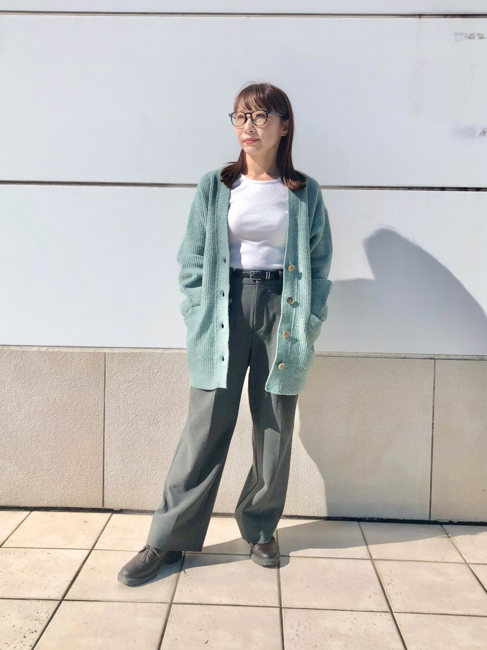 【新品】コーデ売り♡オーバーサイズニットカーディガン＆リブニットマキシワンピース 新品】コーデ売り♡オーバーサイズニットカーディガン＆リブニット