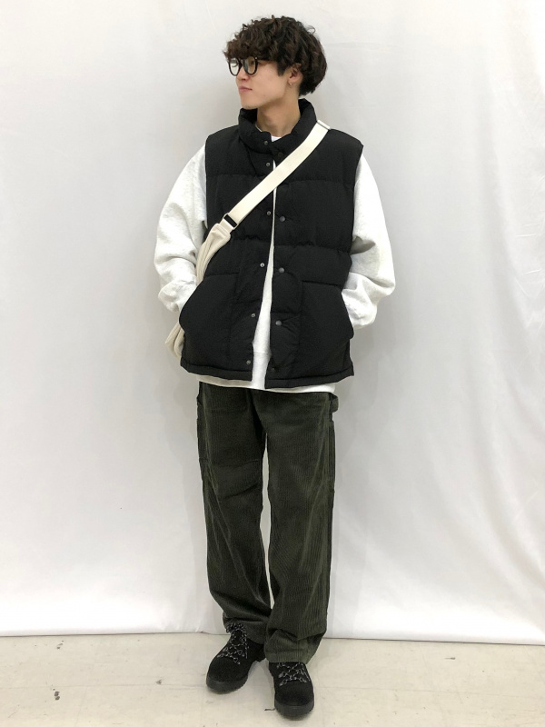 コーデュロイペインターパンツ(セットアップ可能)（メンズ）の着用