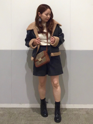 GU公式 | リブハイネックセーター(長袖)