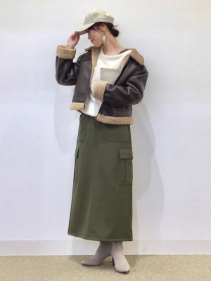 Aページ GU公式 | フェザーヤーンボートネックセーター(長袖)Z+E