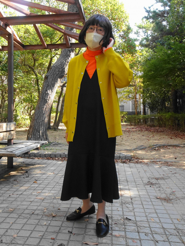 マーメイドジャンパードレス（レディース）の着用コーディネート