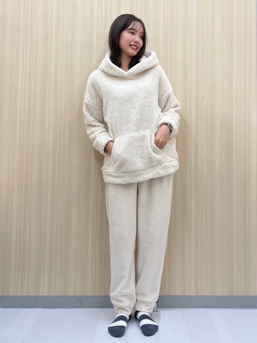 マシュマロフィールフーディセット(ベア)(長袖&ロングパンツ マシュマロフィールフーディセット(ベア)(長袖&ロングパンツ