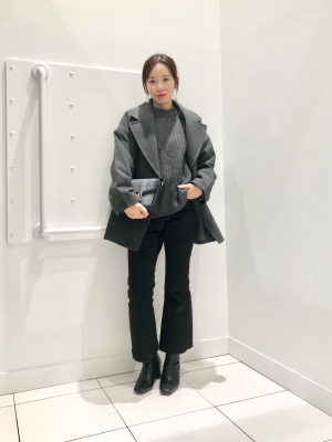 GU公式 | フレアジーンズB+EC(丈短め68cm)