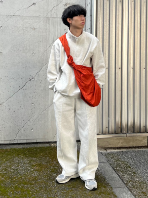 GU公式 | ヘビーウェイトスウェットバギーパンツNT+EC(丈長め73.0cm