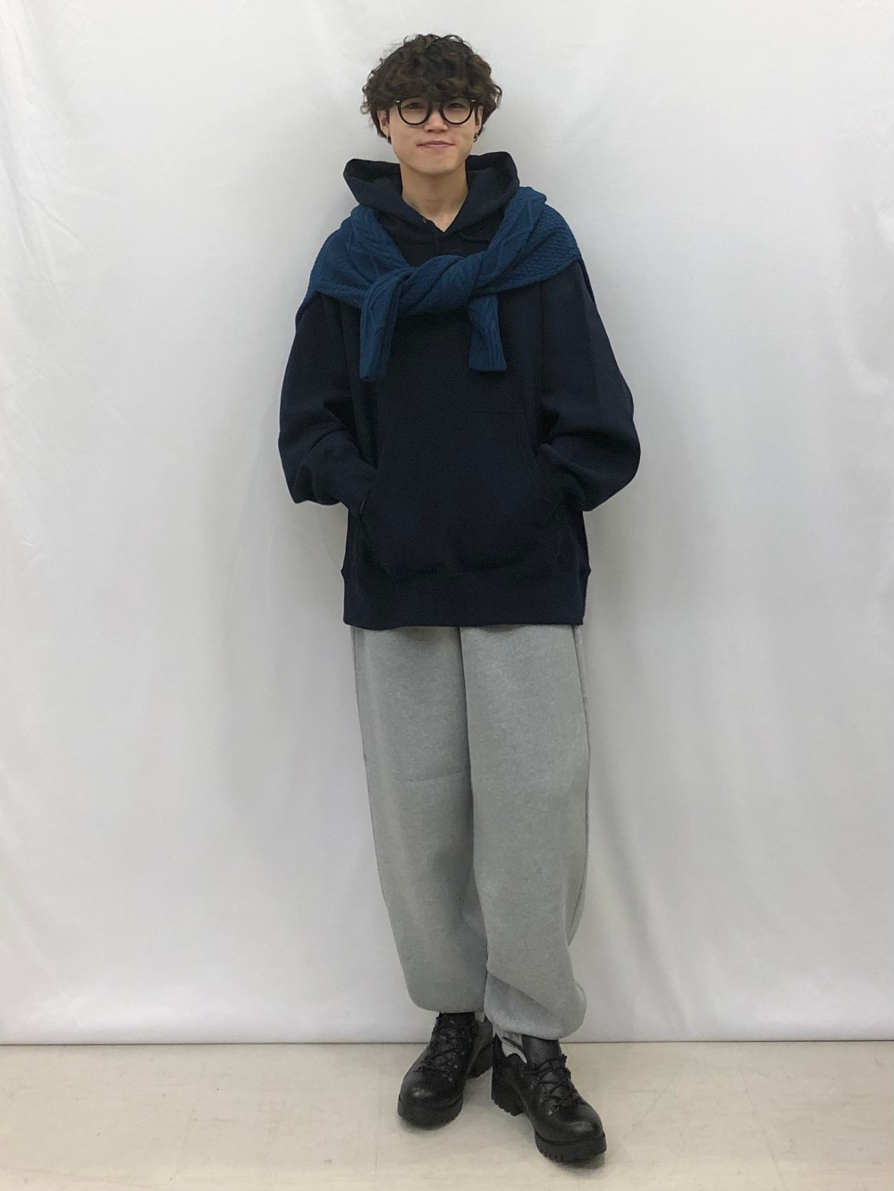 ヘビーウェイトスウェットワイドイージーパンツ(丈標準69.0～73.0cm