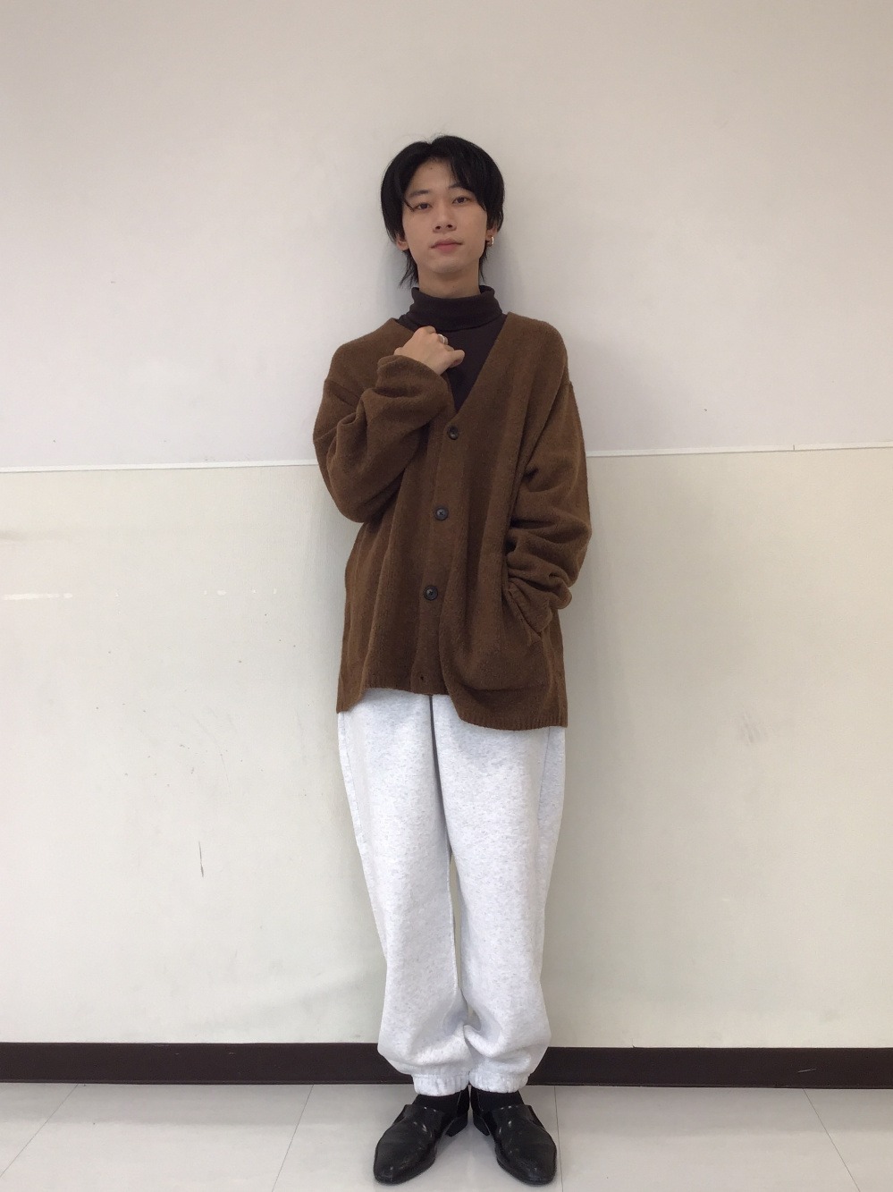 ヘビーウェイトスウェットワイドイージーパンツ(丈標準69.0～73.0cm