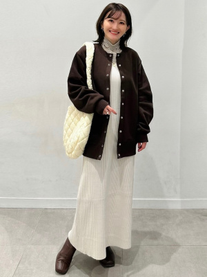 GU公式 | ヘビーウェイトスウェット オーバーサイズ カーディガン(長袖)