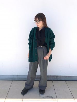 GU公式 | ドレープシャツ(長袖)