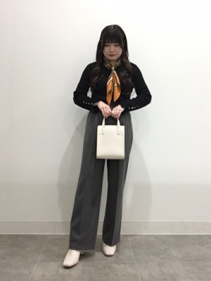 じぇい GU公式 | リブボタンスリーブセーター(長袖)Z(2023年秋アイテム)