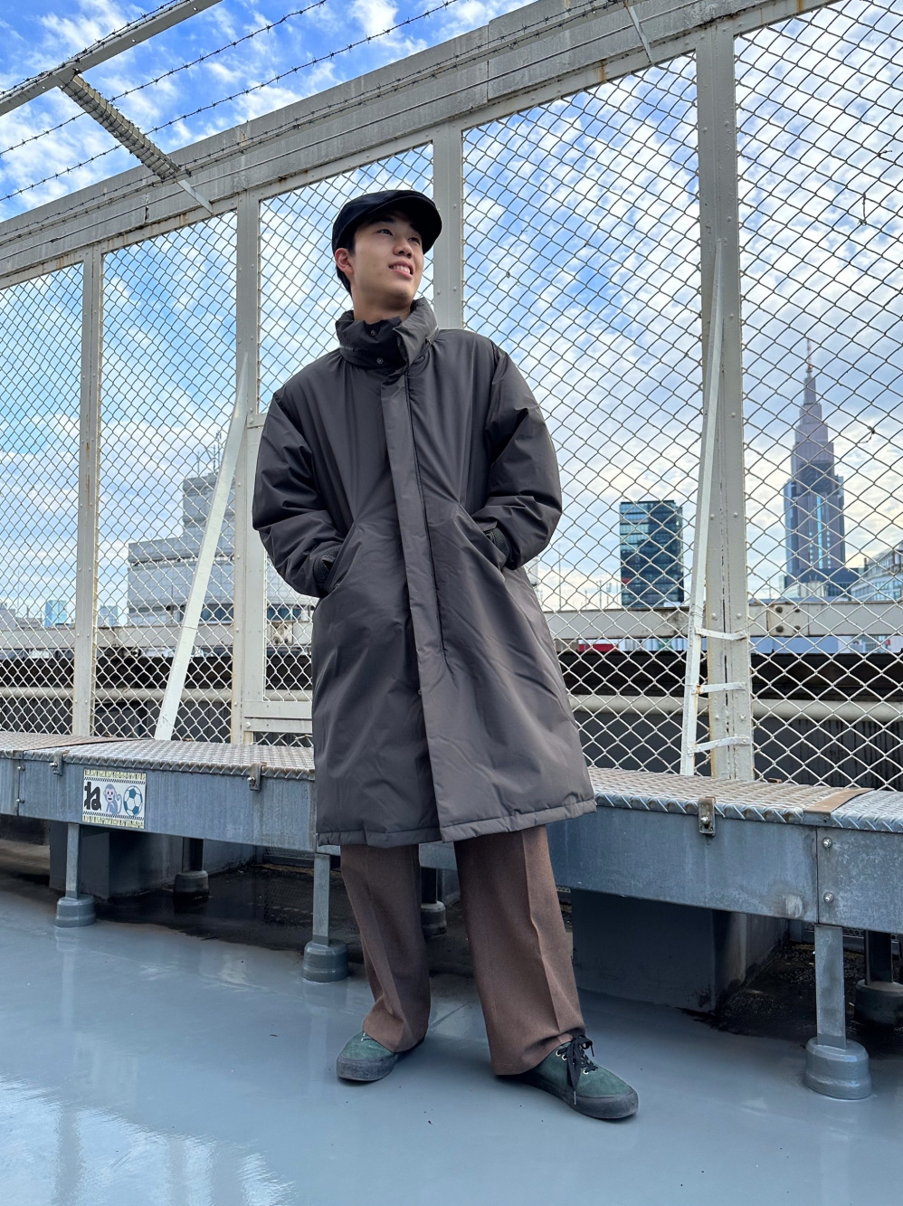 ウィンドプルーフフリースジャケット(長袖)、バギースラックス(丈標準