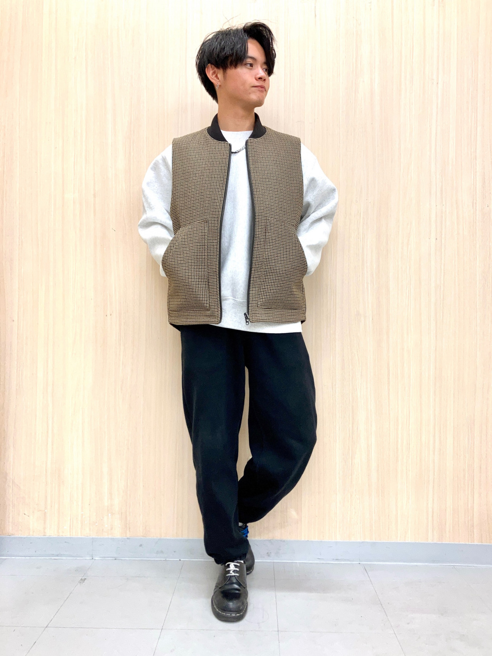 ヘビーウェイトスウェットワイドイージーパンツ(丈標準69.0～73.0cm