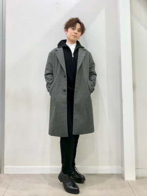 GU公式 | ソフトコットンモックネックT(長袖)