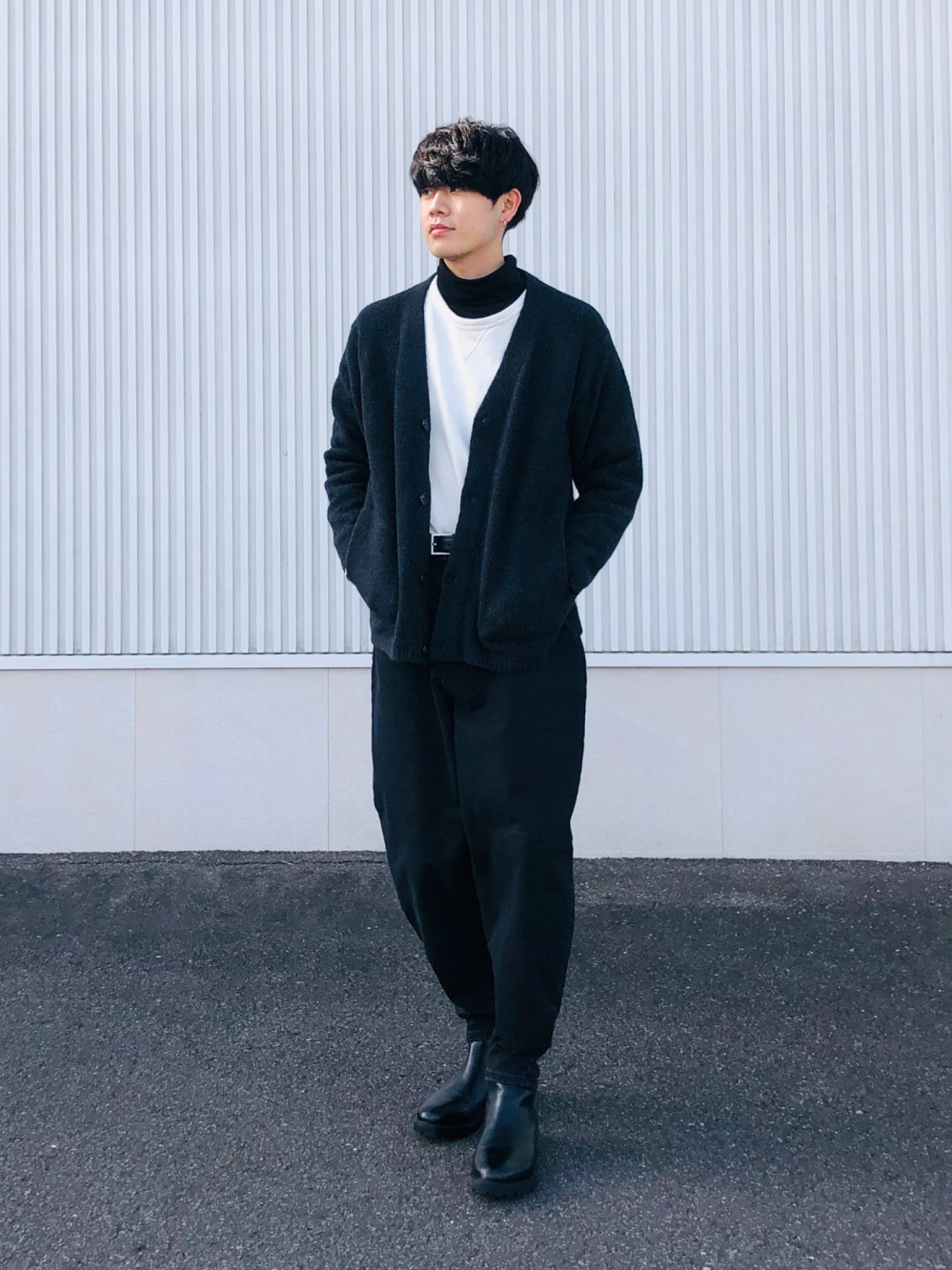 タートルネックロングセーター(長袖) beautiful people +X、フェイク