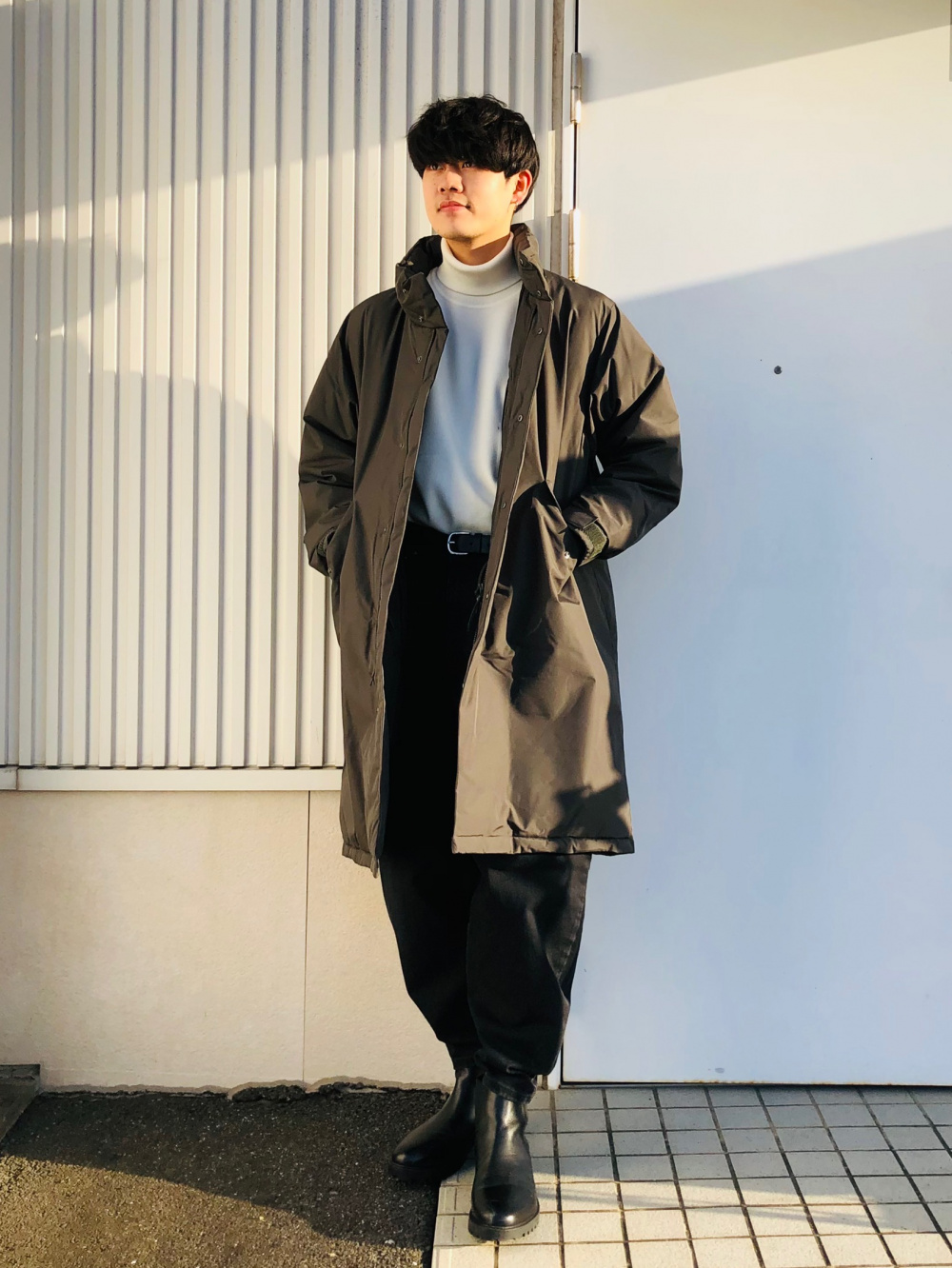 タートルネックロングセーター(長袖) beautiful people +X、フェイク