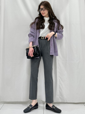 GU公式 | ブラッシュドヤーンカーディガン(長袖)