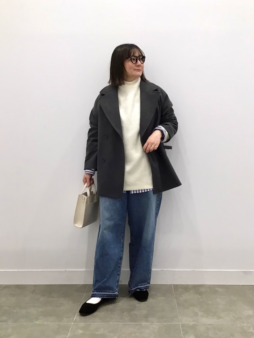 パフィータッチオーバーサイズカーディガン(長袖