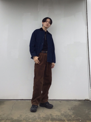 値下げ◎コーデュロイ ベスト・パンツセット ベージュ TRANS CONTINENTS コットンコーデュロイ セットアップ