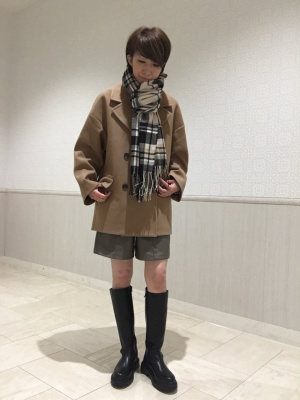 G/FORE ショートパンツ　黒 センタープレスツータックショートパンツ ショートパンツ