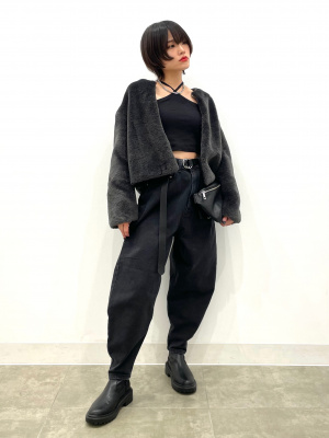 ☆新品未使用☆ エコファー ジャケット GU公式 | フェイクファージャケットZ+E