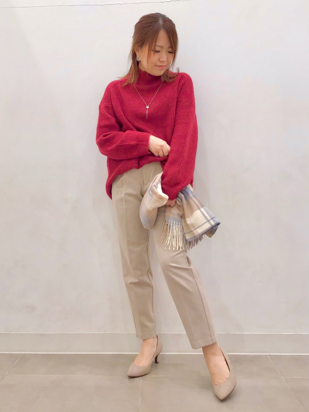 chimmy様 C5292 スウェット×イージパンツコーデ デニムスウェット