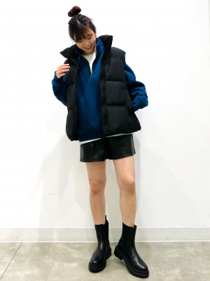 GU公式 | フェイクレザーショートパンツ(セットアップ可能)