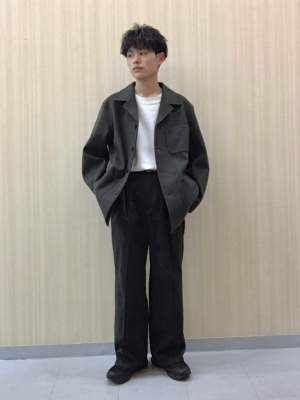 ウッシーさん専用　クライミー　メルトンカバーオールジャケット H＞ウールカシミヤ メルトンカバーオール