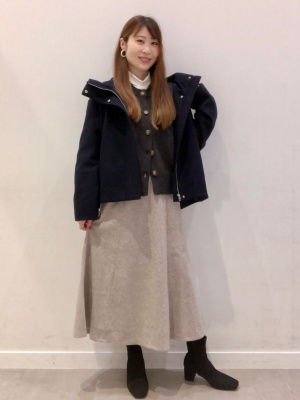 GU公式 | ミドルゲージクルーネックカーディガン(長袖)