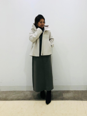 GU公式 | スタイルヒートリブロングスリーブT(12分袖)+E