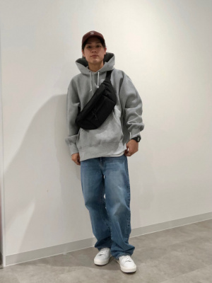 スタイルアシスト7袋 GU公式 | ヘビーウェイトスウェットパーカ(長袖)B