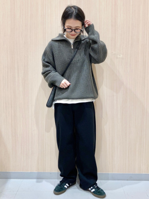 GU公式 | ブラッシュドジャージーコクーンパンツQ