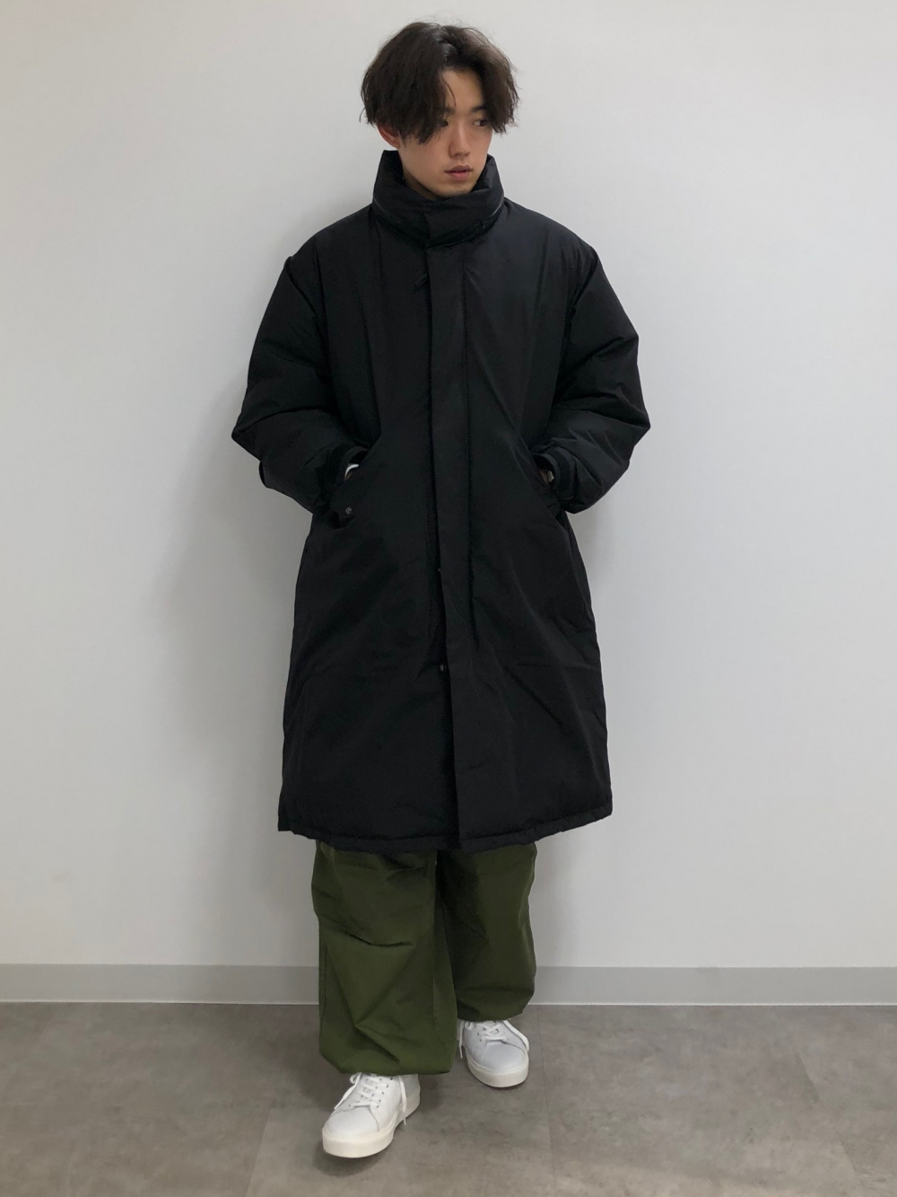 GU ヒートパデッドモッズコート ブラック XXL GU公式 | ヒートパデッドモッズコート