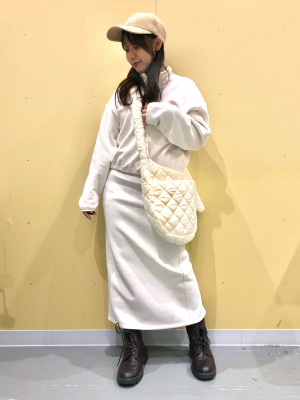 もーもー GU公式 | ストレッチフリースハーフジッププルオーバー(長袖