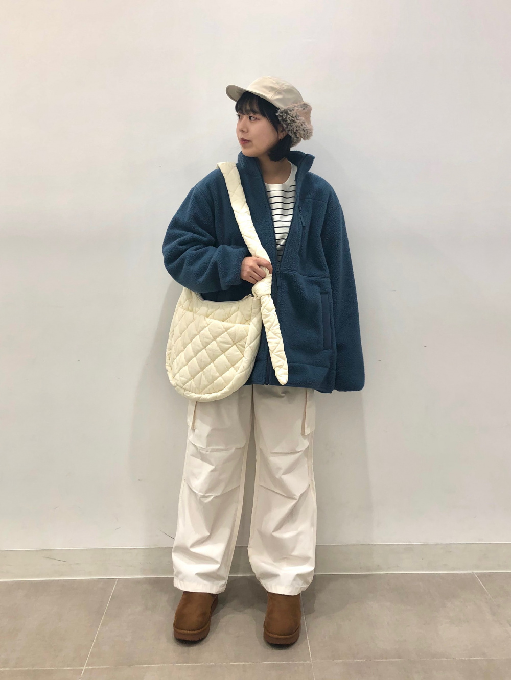 フェアアイルセーター(長袖)+E、AラインミディスカートZ+E」の