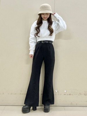 GU公式 | スタイルヒートエクストラクルーネックT(長袖)