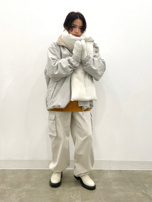 GU公式 | 裏フリースリバーシブルブルゾンNT+E(セットアップ可能)(メンズ)