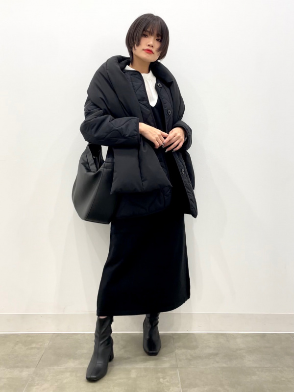 ヒートパデッドビッグマフラー+E（レディース）の着用コーディネート