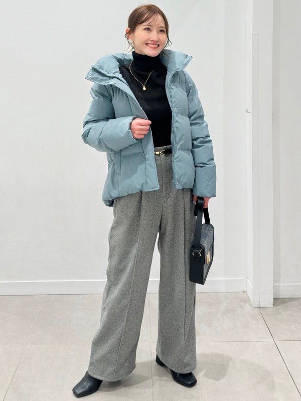 ブラッシュドジャージーワイドパンツ(丈標準70.0～74.0cm)（レディース